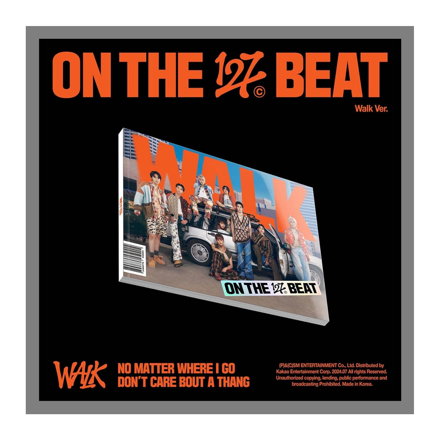 Generic NCT 127 WALK 6th Album with Tracking NCT127 19SET Walk+Podcast+Poster+8Crew+8SMini 240709TA041