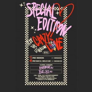 ITZY – [ SPECIAL EDITION] Crazy In Love The 1st Album + Extra Photocards Set (Jewel case ver.), Purple