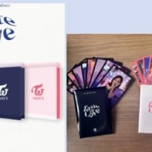 Twice Taste of Love 10th Mini Album TASTE + FALLEN + IN LOVE Ver 3Set Pre- order benefit card