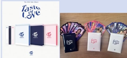 Twice Taste of Love 10th Mini Album TASTE + FALLEN + IN LOVE Ver 3Set Pre- order benefit card