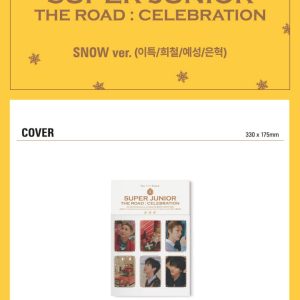 SUPER JUNIOR Vol.2 The Road : Celebration 11th Album Poster+Photobook+Photocard+Tracking SNOW Version