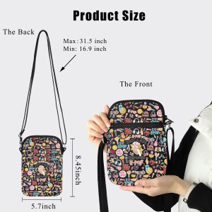 BDPWSS K-Pop Crossbody Bag K-Pop Singer Merchandise Just A Gi-rl Who Loves K-Pop Gift for K-Pop Music Fan K-Pop Team Gift