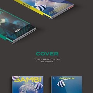 EXO Baekhyun Bambi 3rd Mini Album PhotoBook Version Night Rain Cover CD+2p Folding Poster+88p PhotoBook+24p Lyrics Book+Clear Card+1p Film+1p Post+PhotoCard+Tracking