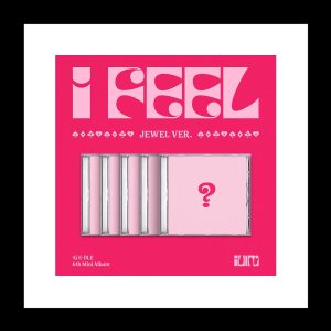 (G) I-DLE I FEEL 6th Mini Album Jewel Versoin Shuhua Cover CD+1p Poster+Booklet+1p PhotoCard+Lyric Paper+Tracking Sealed