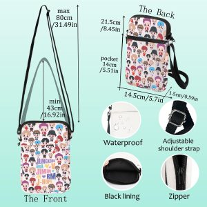 LEVLO Korean Group Army Crossbody Bag Korean Members Fans Gift Members Name Shoulder Bag Korean Lover Merchandise
