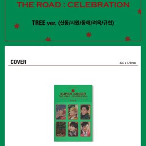 SUPER JUNIOR Vol.2 The Road : Celebration 11th Album Poster+Photobook+Photocard+Tracking TREE Version